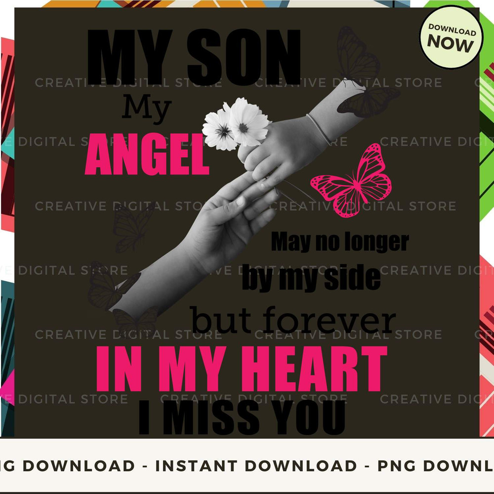 My son my angel may no longer by my side but forever in my heart i miss you.jpg