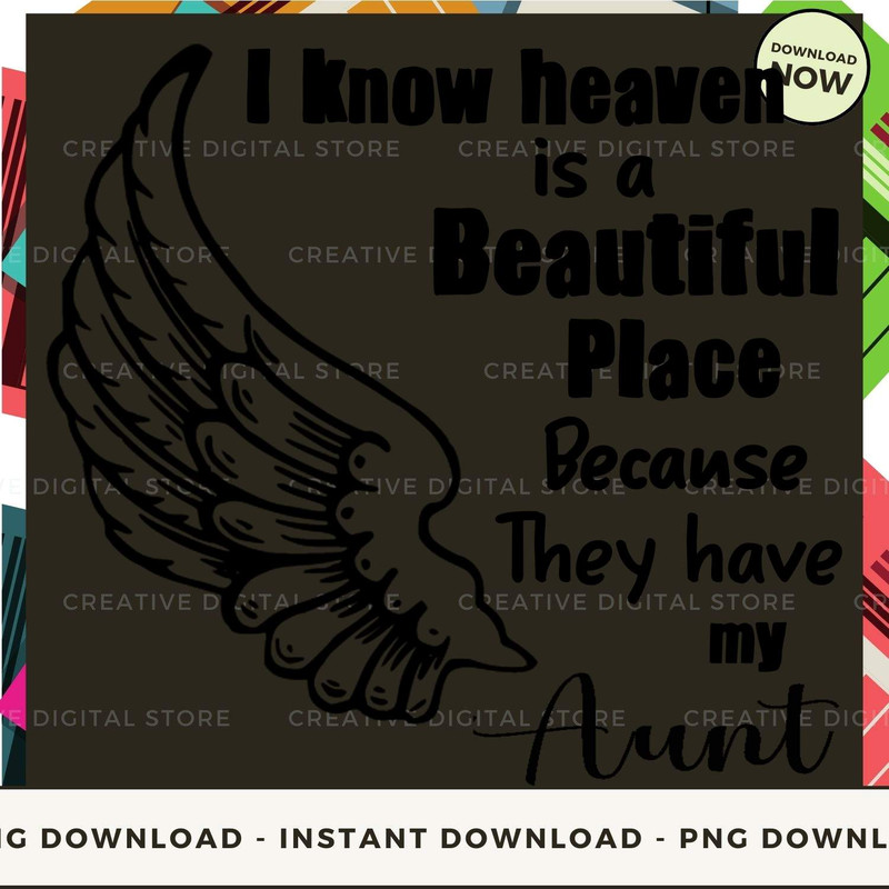 Aunt I know heaven is a beautiful place because they have my.jpg