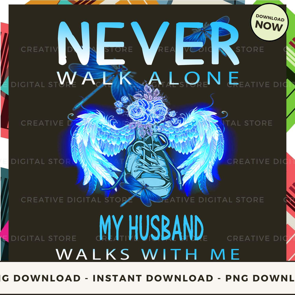HUSBAND Spirit Family Never walk alone dragonfly.jpg