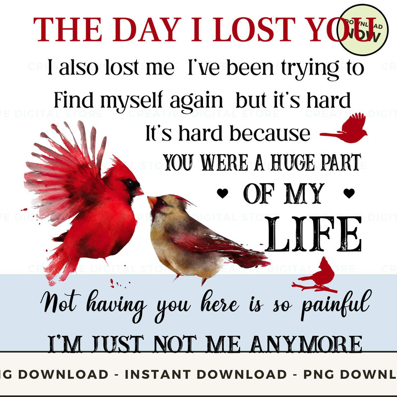 The day i lost you i also lost me i've been trying to find myself again but it's hard it's hard because you were a huge part of my life not having you_4.jpg