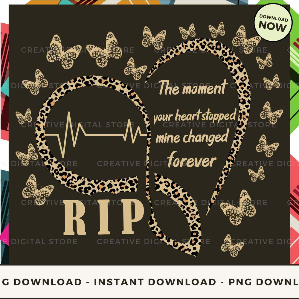 The moment your heart stopped mine changed forever grandma.jpg