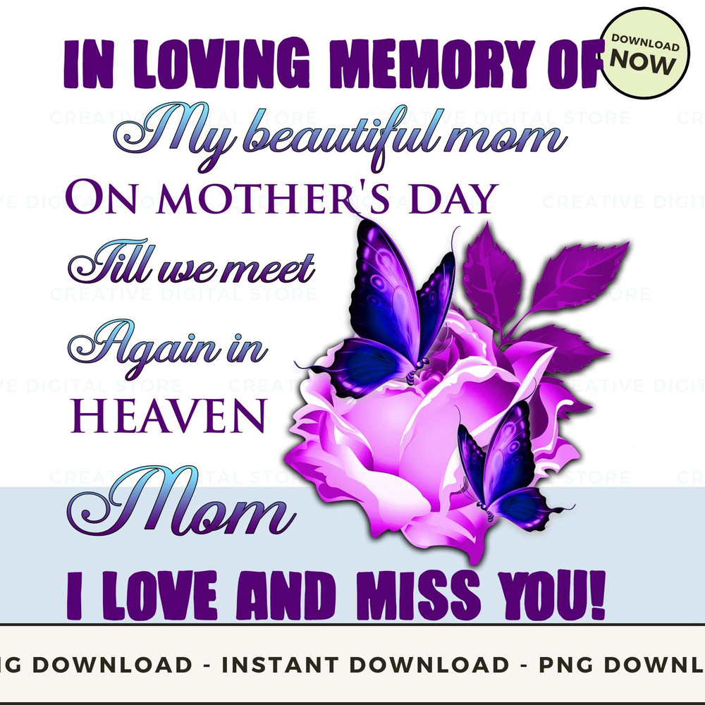 In loving memory of  My beautiful mom  On mother's.jpg