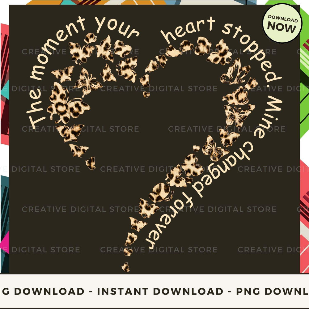 Eternal Love Memorial Shirt with Personalized Butterflies Heart Design_2.jpg