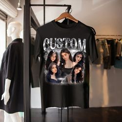 custom girlfriend t-shirt, shirt with girlfriend face, custom photo vintage t shirts, custom your own picture idea