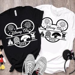 family vacation 2023 svg, 4 park svg, magic kingdom, animal kingdom, epcot and hollywood studios, svg, dxf, eps and png