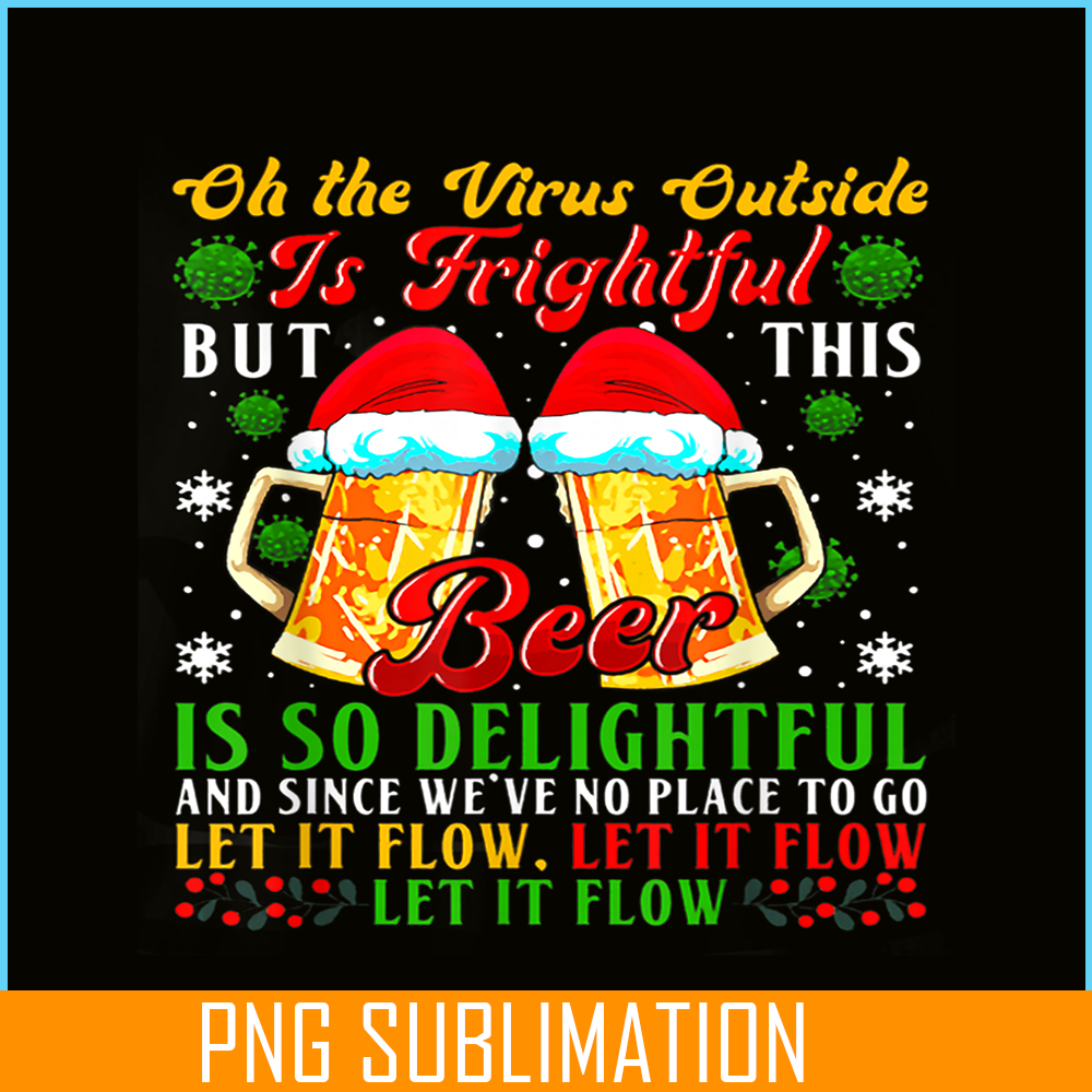 BEER28102357-Beer Is So Delightful PNG Beer Santa PNG Christmas Beer PNG.png