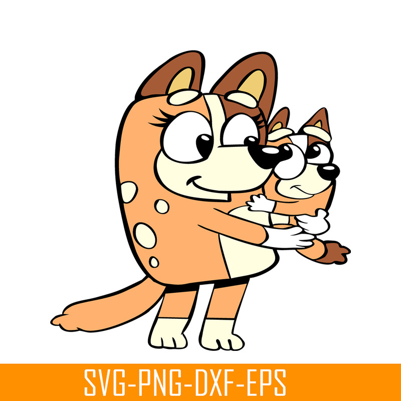 BL22112309-Chilli Heeler And Mom SVG PNG DXF EPS Bluey Family SVG Lovely Movie SVG.png