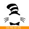 DS105122309-Black Cat With The Black Hat Monogram SVG, Dr Seuss SVG, Cat in the Hat SVG DS105122309.png