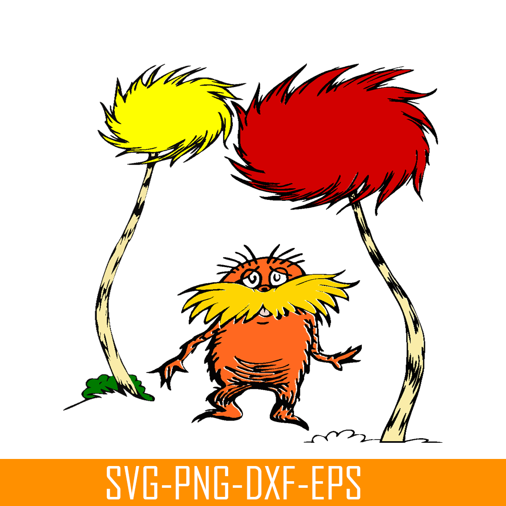 DS205122317-Lorax And His Trees SVG, Dr Seuss SVG, Dr. Seuss' the Lorax SVG DS205122317.png