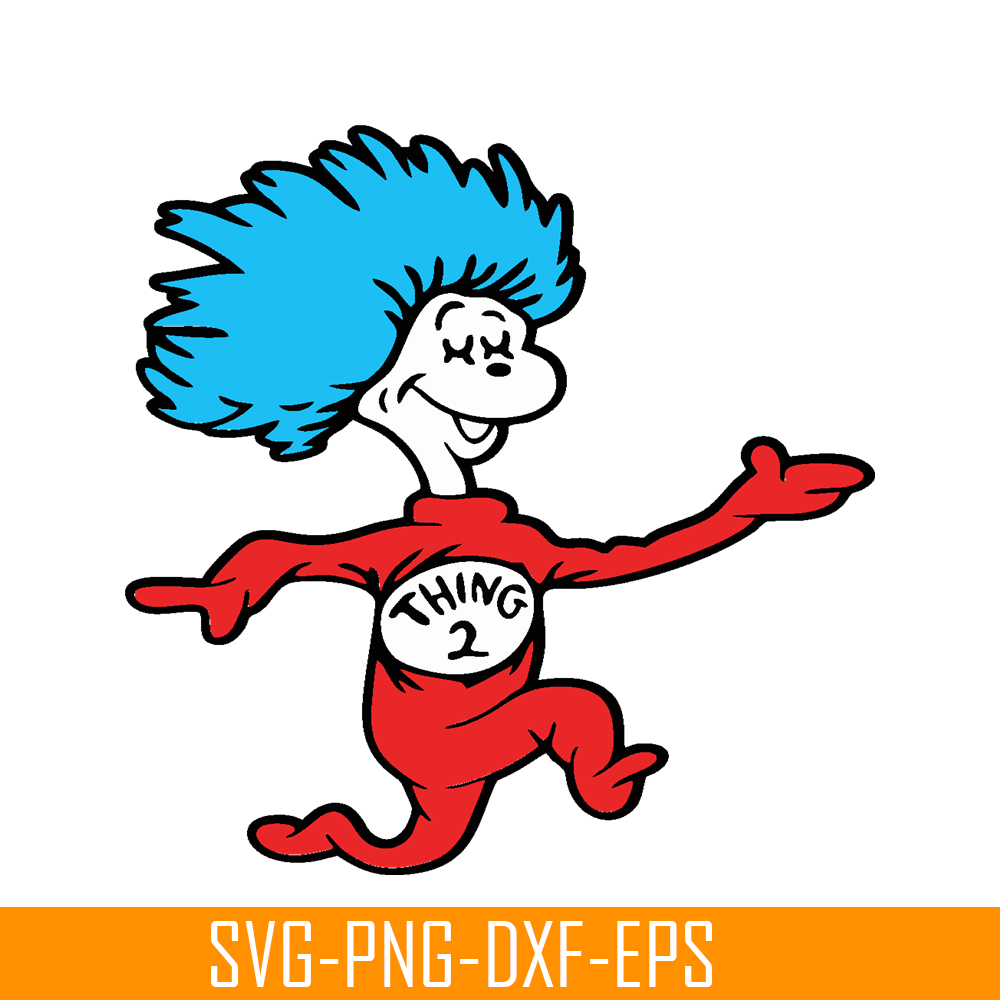 DS205122319-Thing 2 Happy SVG, Dr Seuss SVG, Dr. Seuss' the Lorax SVG DS205122319.png
