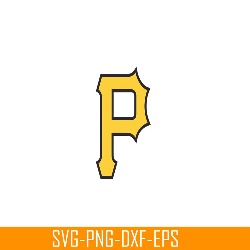 MLB204122361-Pittsburgh Pirates The P Letter SVG, Major League Baseball SVG, Baseball SVG MLB204122361.png