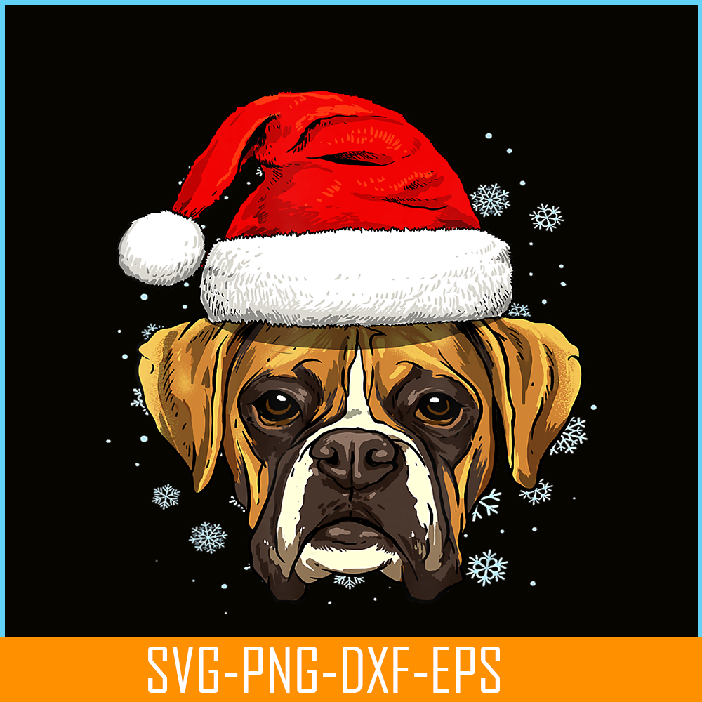 PNG141023108-Boxer Santa Hat Christmas Boys Girls Xmas Gift T-Shirt Png.png