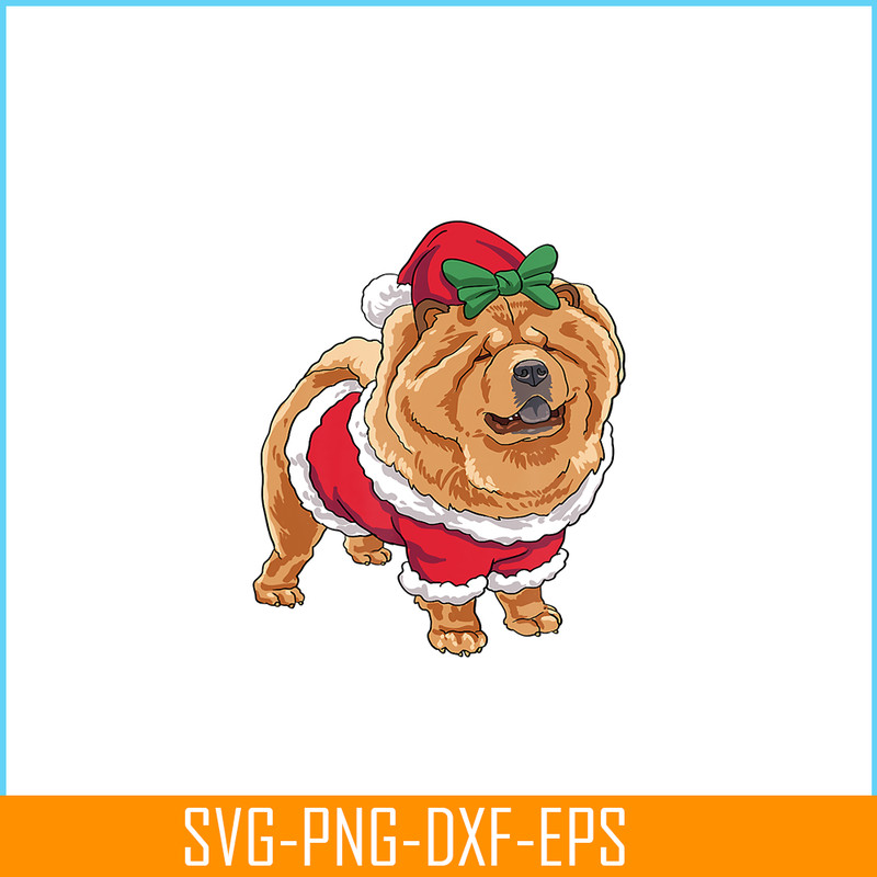 PNG141023133-Chow Chow Christmas Dog Santa Xmas Gifts T-Shirt Png.png
