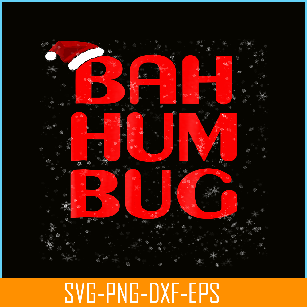PNG141023138-Christmas Bah Humbug Shirt-Xmas Humbug Santa Hat Tee Png.png