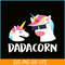 PNG14102357-Dadacorn Unicorn Dad And Baby Fathers Day T-Shirt Classic T-Shirt Png.png
