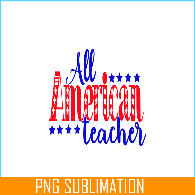 VLT19102307-All American Teacher PNG, America Valentine PNG, Valentine Holidays PNG.png