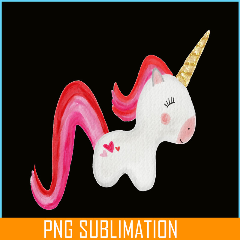 VLT211023109-Unicorn PNG, Sweet Valentine PNG, Valentine Holidays PNG.png