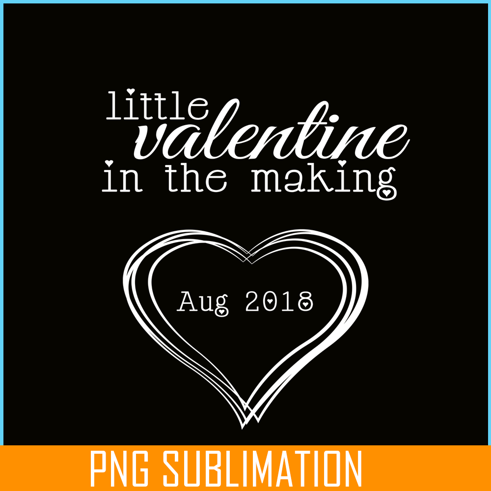 VLT21102312-Little Valentine In The Making PNG, Sweet Valentine PNG, Valentine Holidays PNG.png