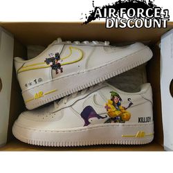 killjoy air force 1 custom , custom sneakers, air force 1 custom, , unisex sneaker, personalized shoes