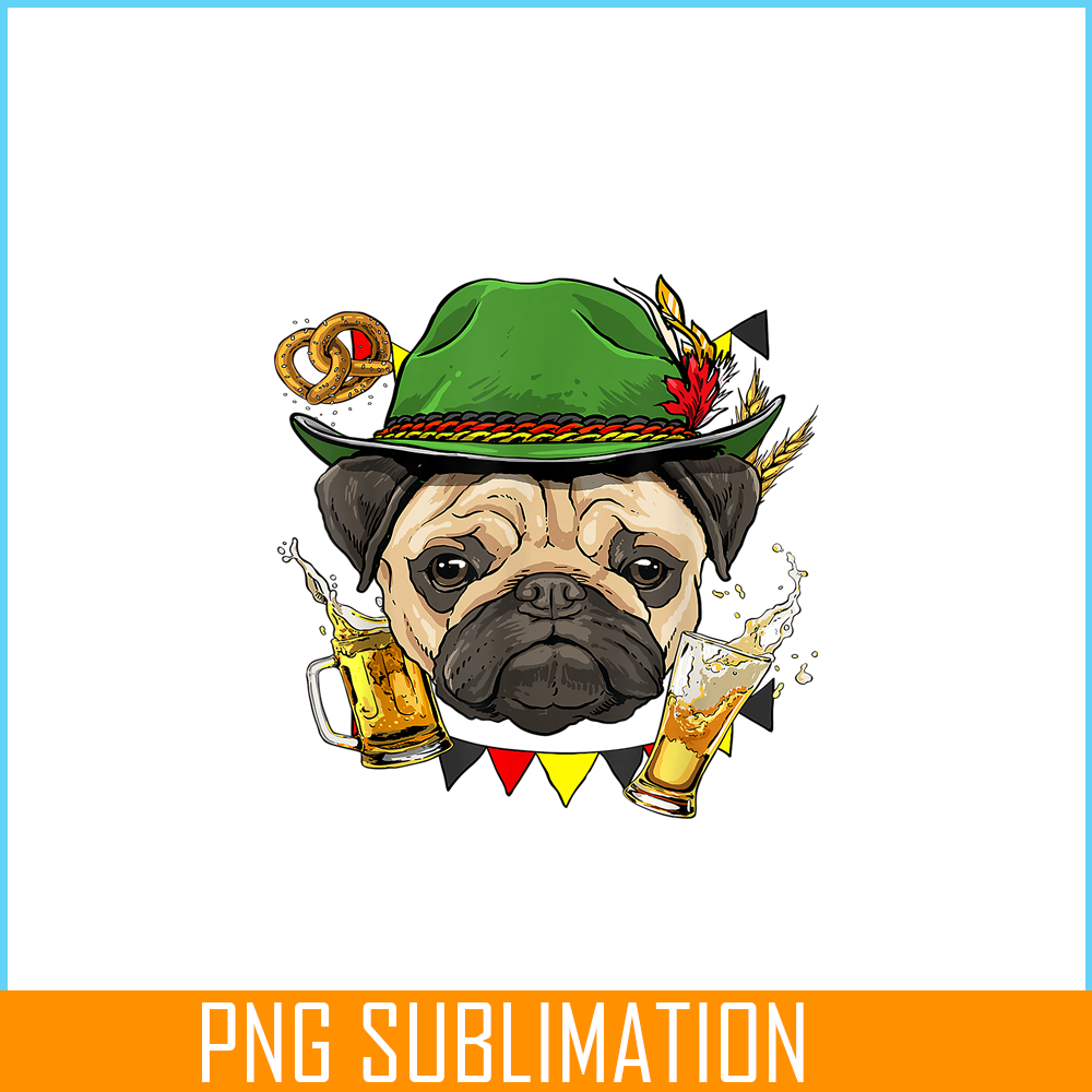 BEER28102362-Pug Oktoberfest PNG German Beer Fest PNG Dog And Beer PNG.png