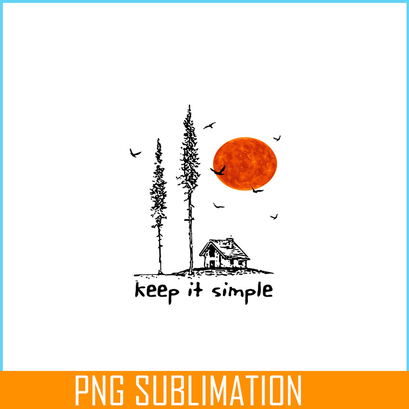 CAMP07112356-KEEP IT SIMPLE PNG Horror Camping Night PNG Red Moon PNG.png