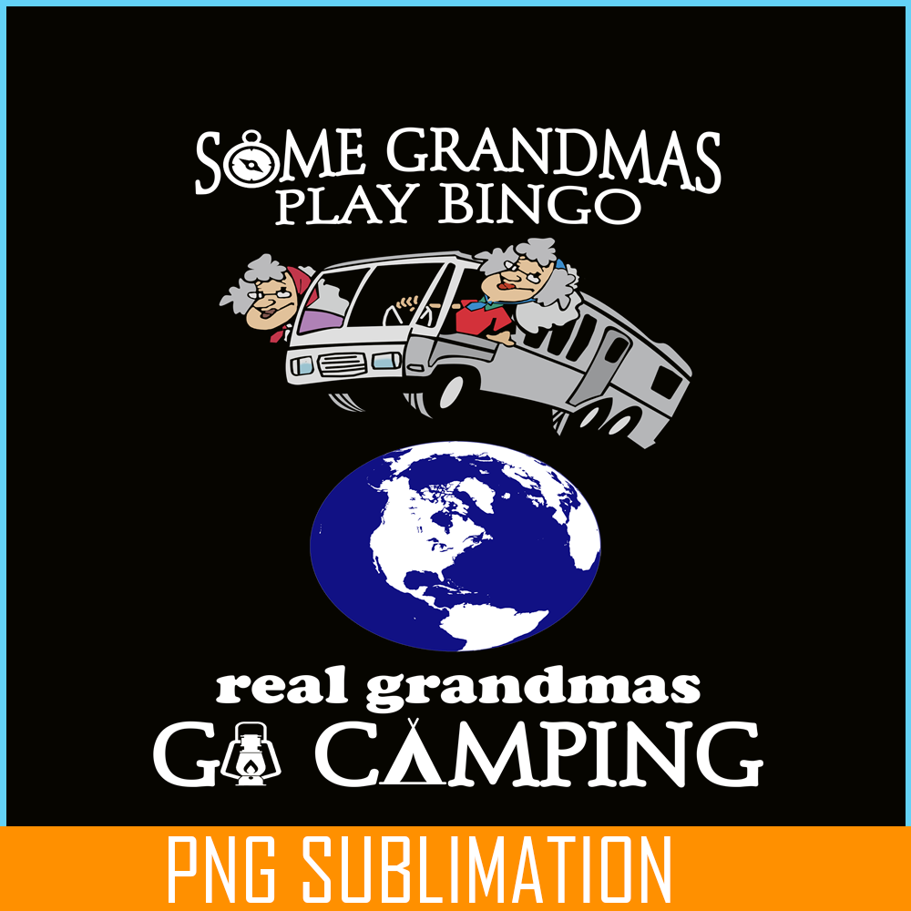 CAMP07112383-Some Grandmas Play Bingo PNG Camping PNG Picture Of 2 Old Women Traveling Around The World PNG.png