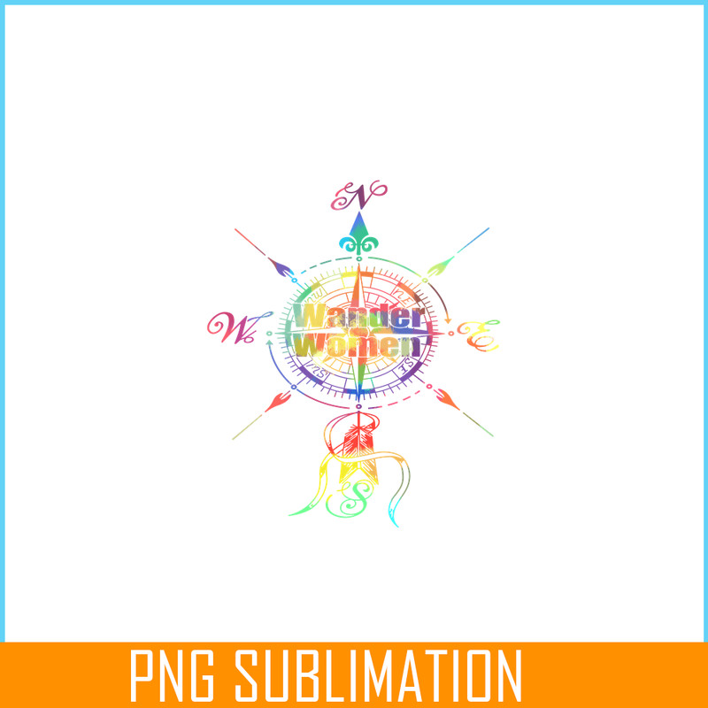 CAMP07112385-Wander Women PNG Camping PNG Compass On A American Flag Background PNG.png