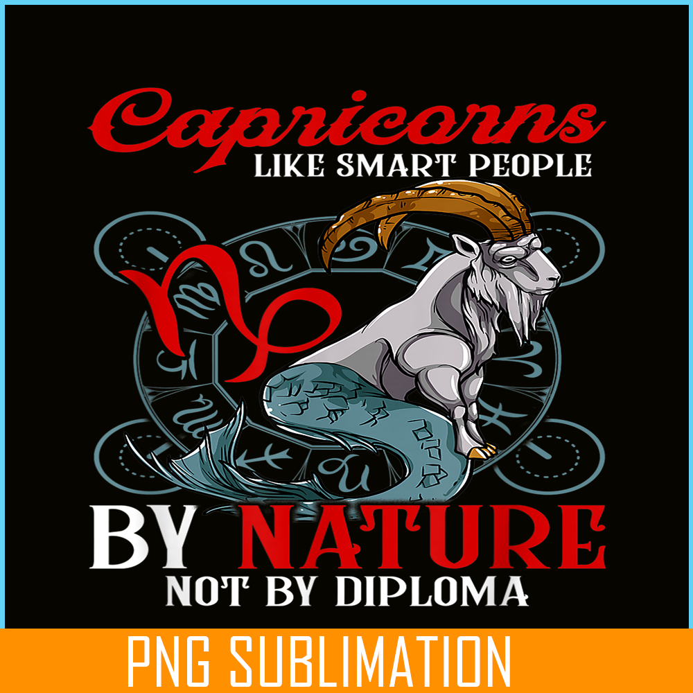 CPB28102343-Capricorn Wise Goat PNG Astrology Art PNG Horoscope Lovers Gift PNG.png