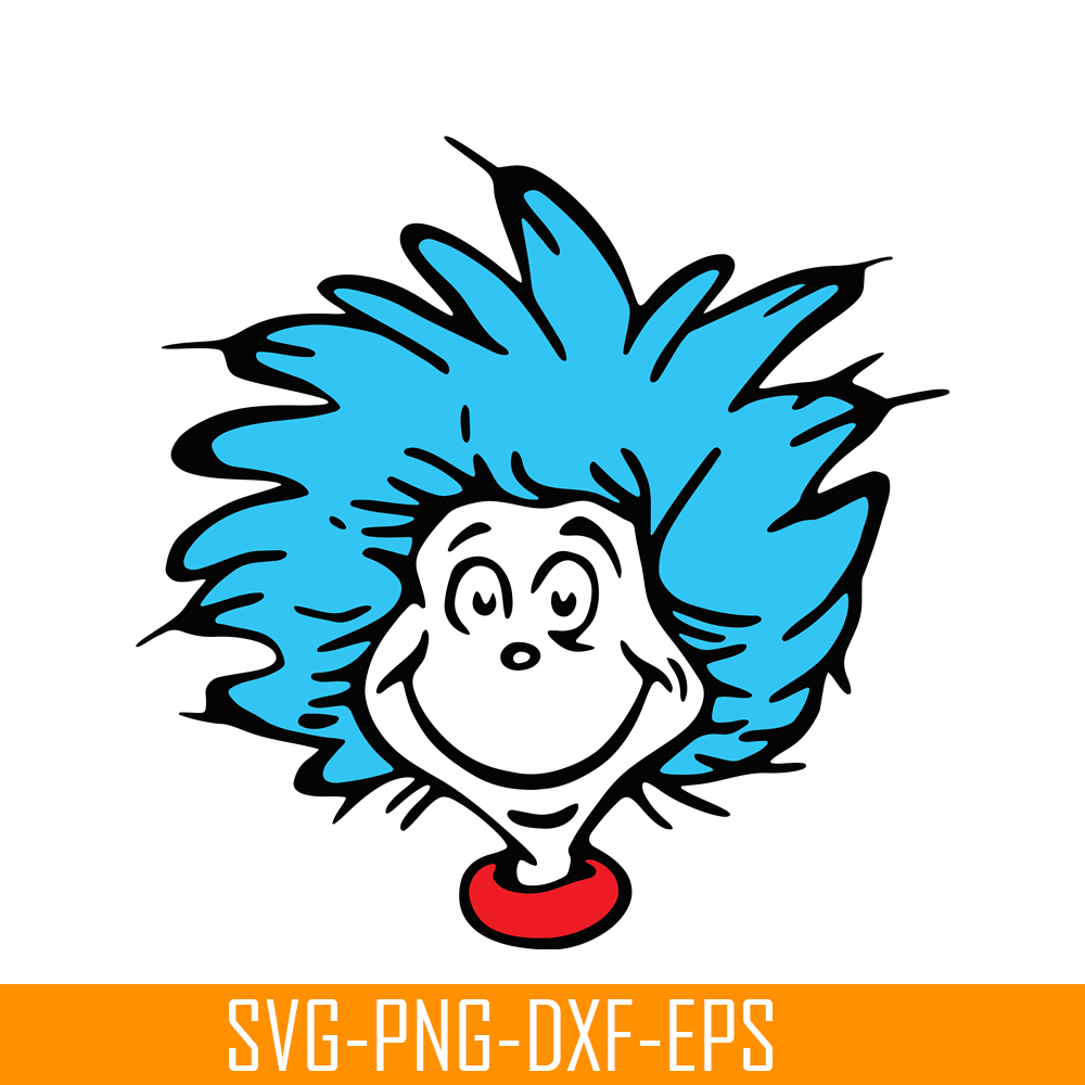 DS104122338-Thing 2 Character SVG, Dr Seuss SVG, Cat in the Hat SVG DS104122338.png