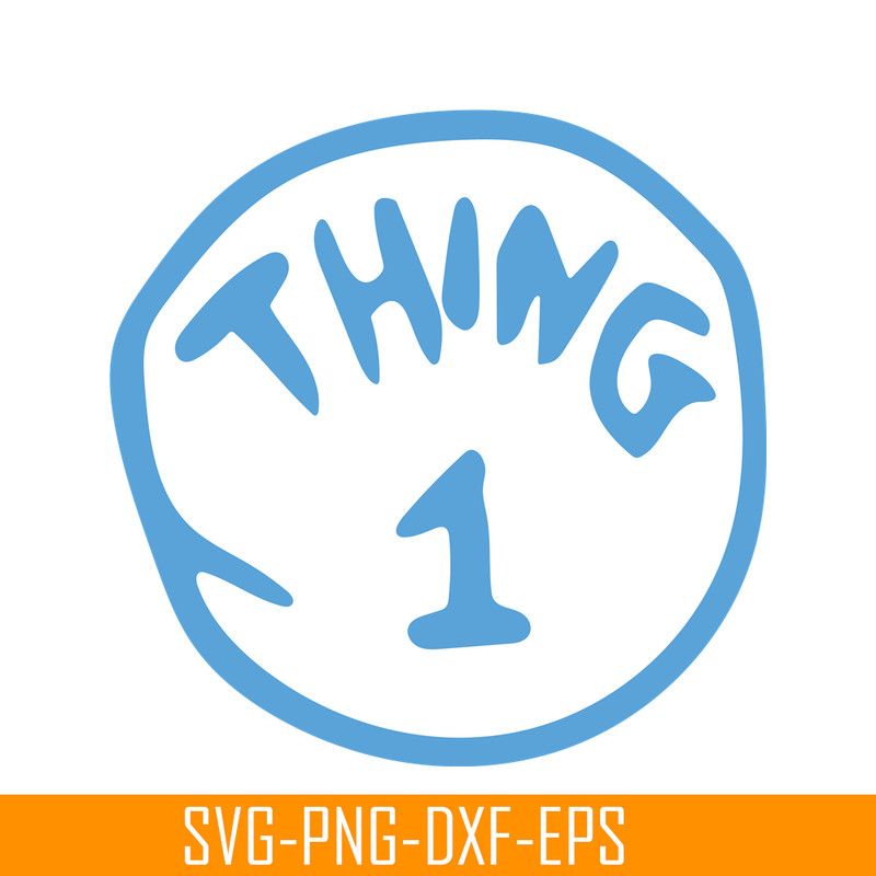 DS104122358-Thing 1 Text SVG, Dr Seuss SVG, Cat in the Hat SVG DS104122358.png