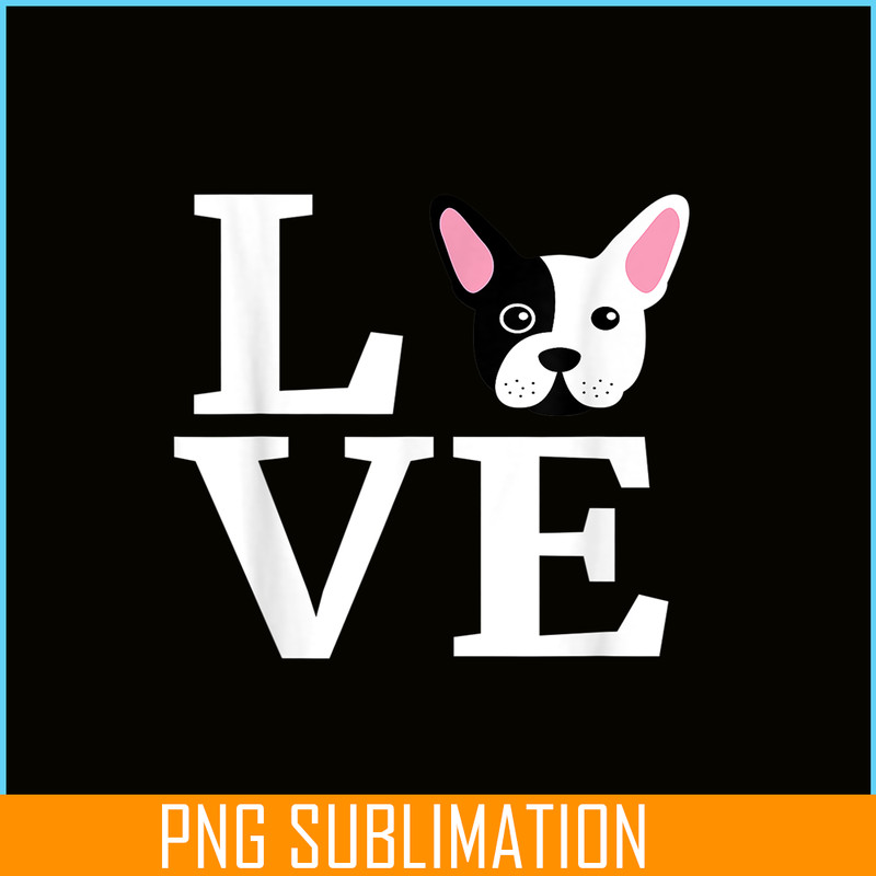 HL161023100-French Bulldog Love PNG, Frenchie Dog Lover PNG, French Dog Artwork PNG.png