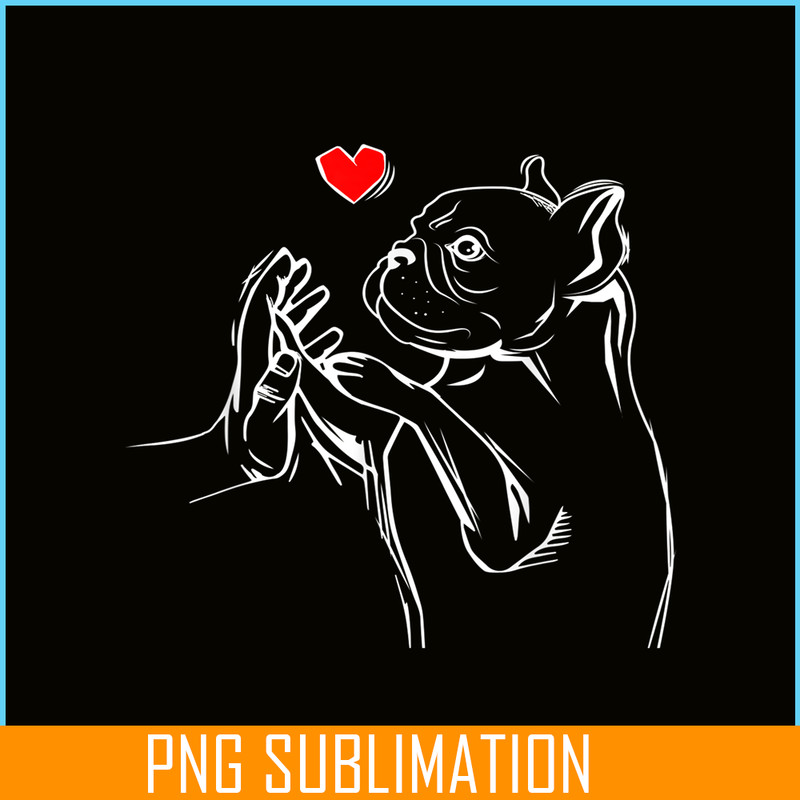 HL16102354-French Bulldog Love PNG, French Dog Artwork PNG, Bulldog Mascot PNG.png
