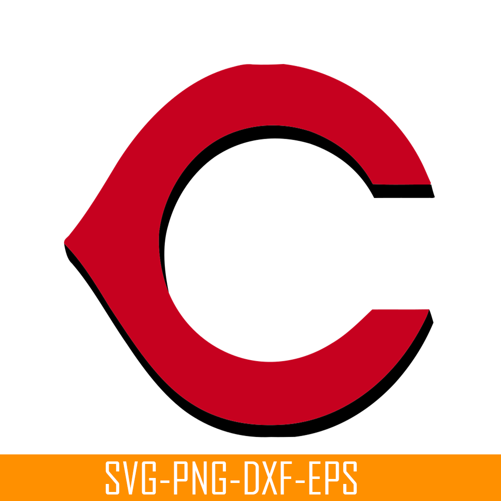 MLB01122318-Cincinnati Reds The Red C SVG PNG DXF EPS AI, Major League Baseball SVG, MLB Lovers SVG MLB01122318.png