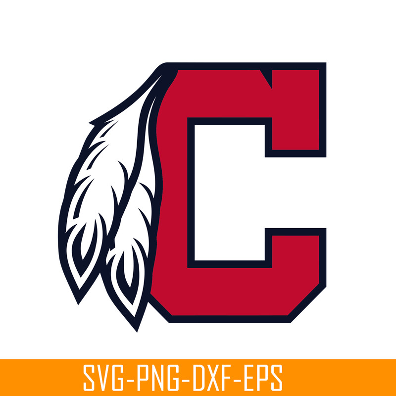 MLB01122341-Cleveland Indians The Red C Letter SVG PNG DXF EPS AI, Major League Baseball SVG, MLB Lovers SVG MLB01122341.png