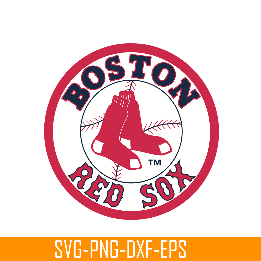 MLB30112345-Boston Red Sox Red White Logo SVG PNG DXF EPS AI, Major League Baseball SVG, MLB Lovers SVG MLB30112345.png