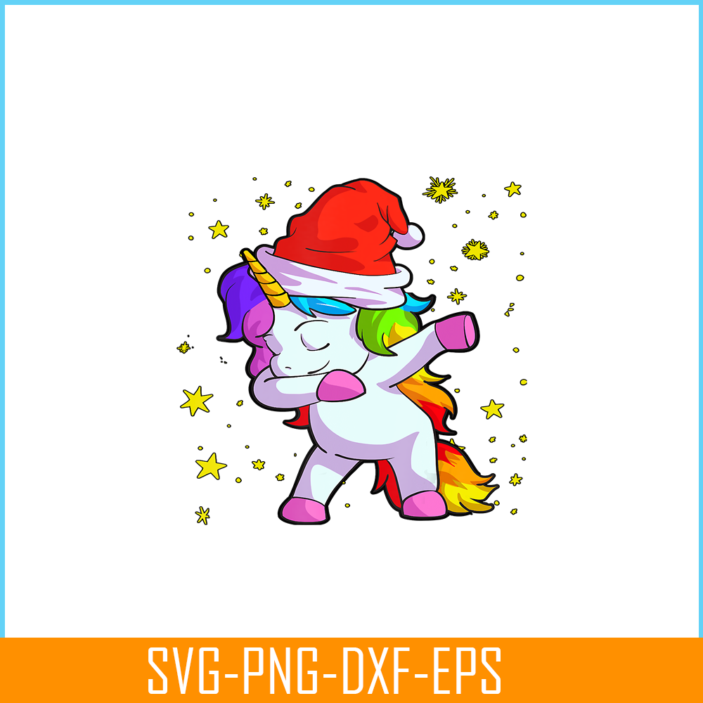 PNG14102350-Christmas Unicorn Shirt for Girls Santa Hat Xmas Gift Women T-Shirt Png.png