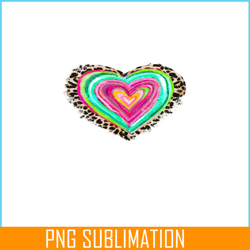 VLT21102385-Leopard Colorful Hearts PNG, Sweet Valentine PNG, Valentine Holidays PNG.png