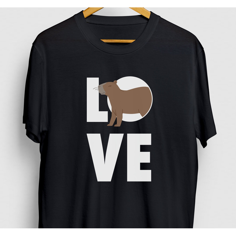 Love Capybara Capybara Gift, Funny Zoo Shirt, Funny Animal tee, Capybara Hoodie Youth Shirt Unisex T-shirt.jpg