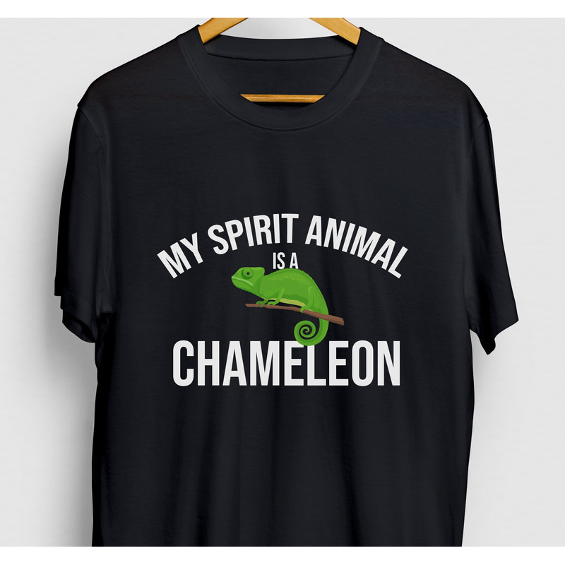 My Spirit Animal Is A Chameleon Chameleon Gift, Funny Lizard Shirt, Funny Reptile tee, Chameleon Hoodie Youth Shirt Unisex T-shirt.jpg