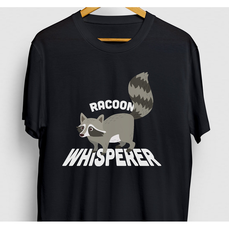 Racoon Gift, Funny Pet Shirt, Funny Animal tee, Racoon Shirt, Racoon Whisperer Hoodie Youth Shirt Unisex T-shirt.jpg