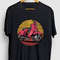 Scooter Shirt, Moped Shirt, Scooter Gift, Moped Bike Shirt, Retro Sunset Moped Hoodie Youth Shirt Unisex T-shirt.jpg