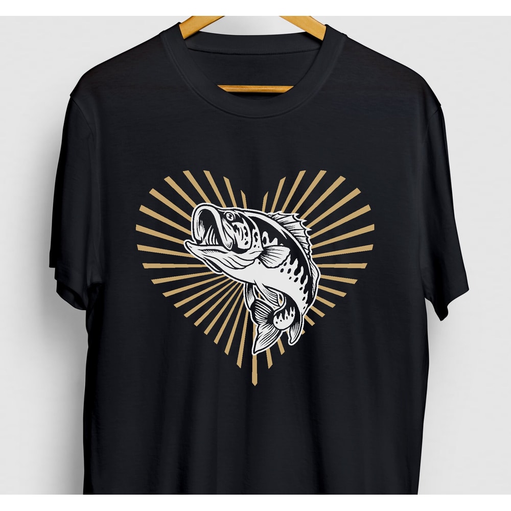 Sea Bass Gift, Funny Fisherman Shirt, Funny Fishing tee, Sea Bass Shirt, Sea Bass Heart Hoodie Youth Shirt Unisex T-shirt.jpg