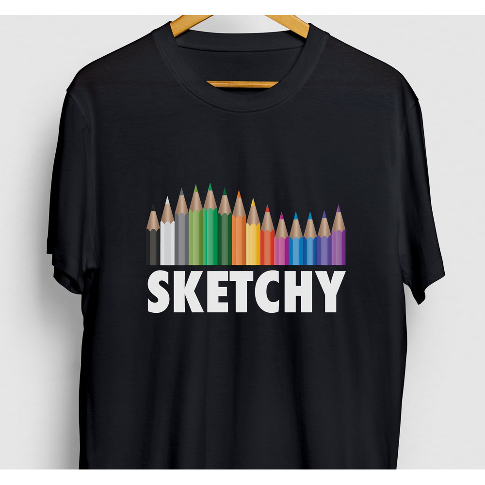 Sketchy Art Gift, Funny Artist Shirt, Funny Drawing tee, Art Hoodie  Youth Shirt  Unisex T-shirt.jpg