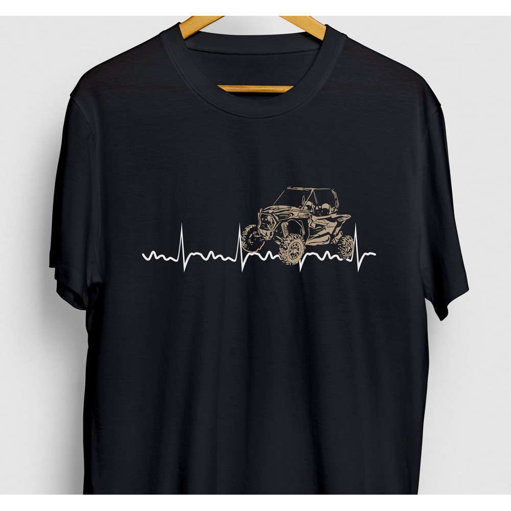 UTV Heartbeat UTV Gift, Funny Off Road Shirt, Funny 4 Wheeler tee, UTV Hoodie Youth Shirt Unisex T-shirt.jpg