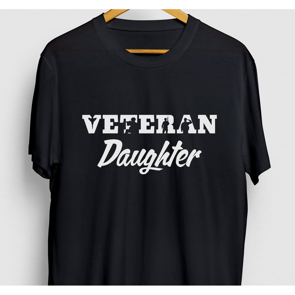 Veteran Daughter Veteran Gift, Funny Veterans Shirt, Funny Military tee, Veteran Hoodie  Youth Shirt  Unisex T-shirt.jpg