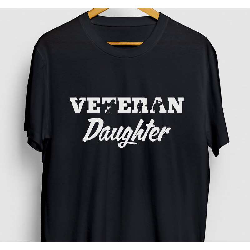 Veteran Daughter Veteran Gift, Funny Veterans Shirt, Funny Military tee, Veteran Hoodie  Youth Shirt  Unisex T-shirt.jpg