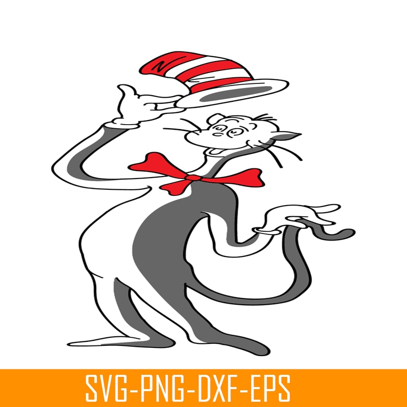 DS205122388-Happy Cat With The Hat SVG, Dr Seuss SVG, Cat In The Hat SVG DS205122388.png