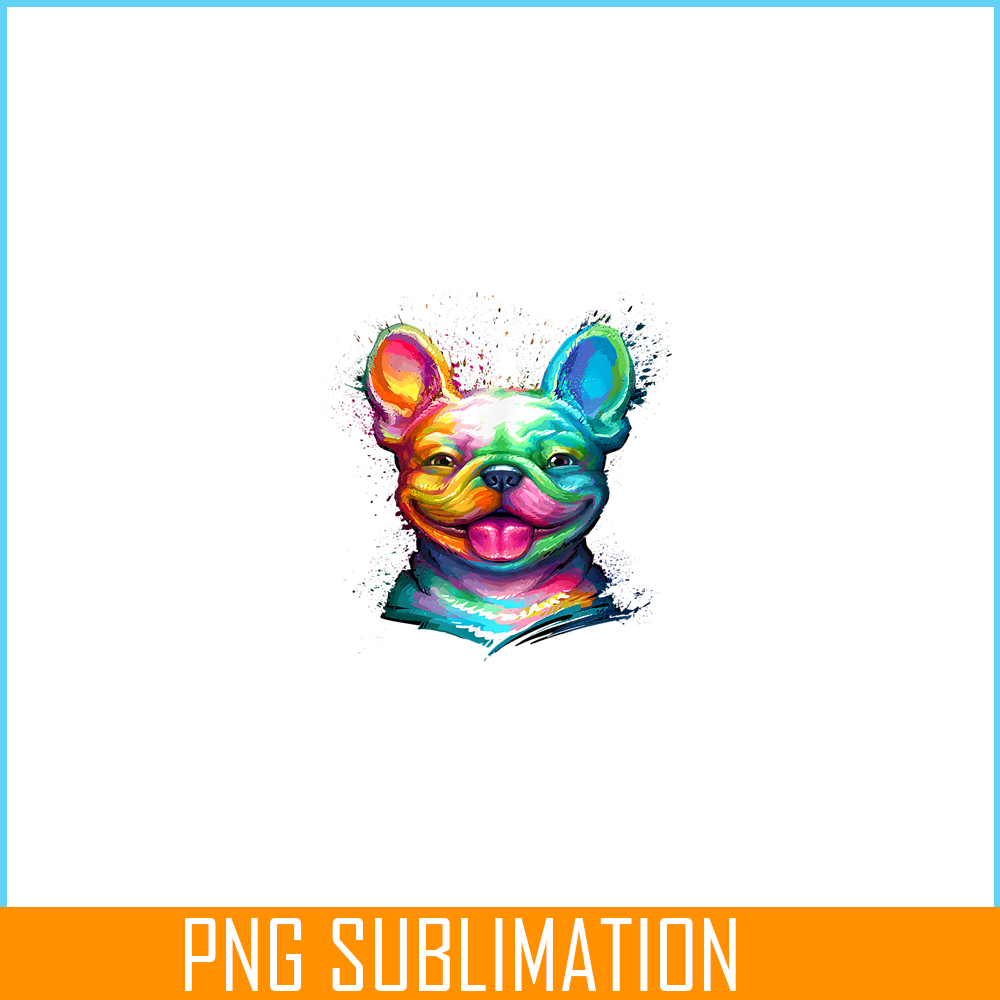 HL161023155-Happy French Bulldog Smiling Face PNG, Frenchie Bulldog PNG, French Dog Artwork PNG.png