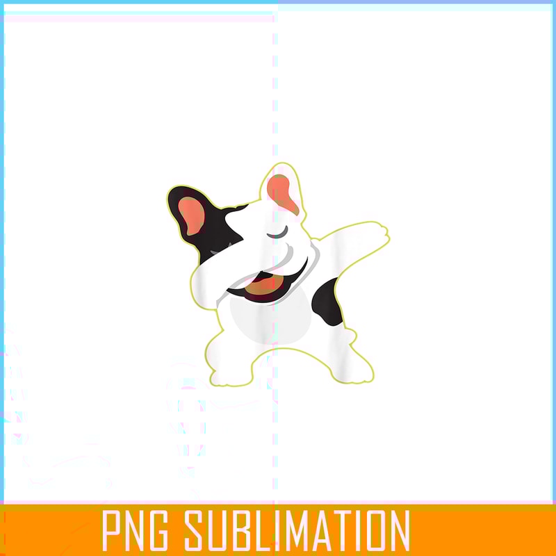 HL16102327-Dabbing French Bulldog PNG, Frenchie Dog Lover PNG, Bulldog Mascot PNG.png