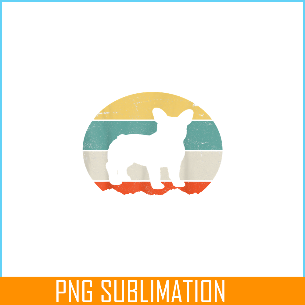 HL16102397-Vintage French Bulldog PNG, Frenchie Dog Lover PNG, French Dog Artwork PNG.png